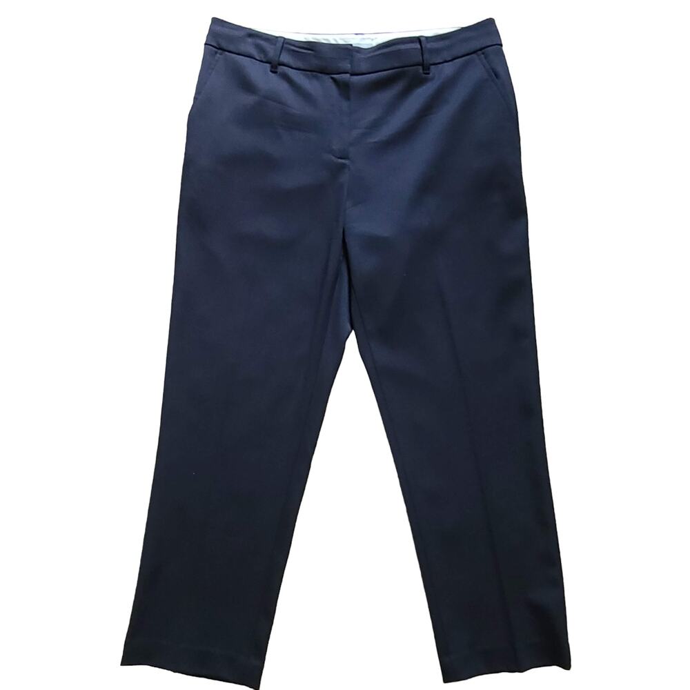 GREY JASON WU Black Wool Blend Ankle Crop Stretch Slacks‎ GPF170705 Women's 12
